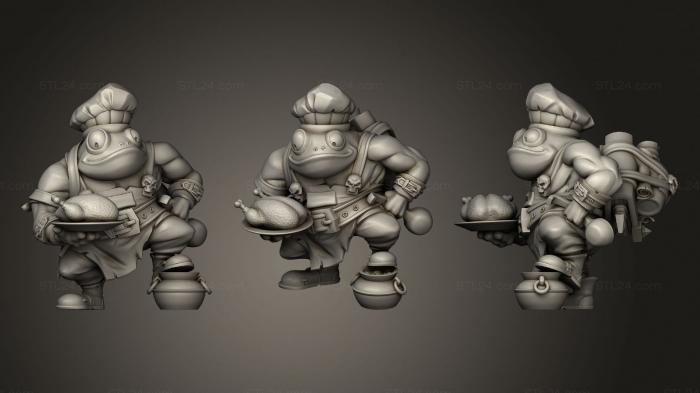 Chibi Funko (Humble Bundle chef, CHIBI_0279) 3D models for cnc