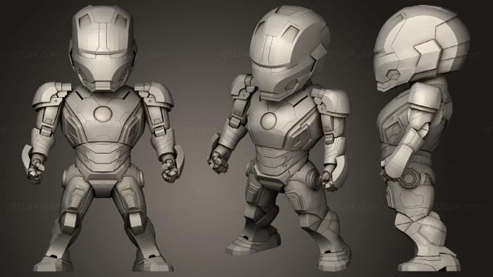 Chibi Funko (Iron Man Chibi, CHIBI_0283) 3D models for cnc