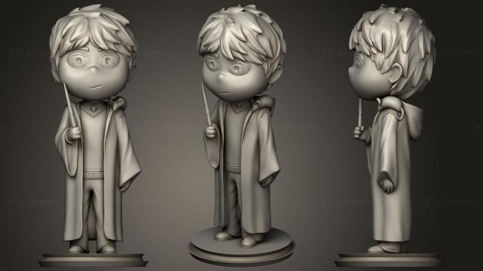 Chibi Funko (Little Big Head Ron Weasley, CHIBI_0304) 3D models for cnc