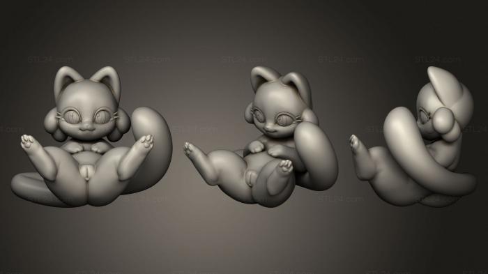 Chibi Funko (Lotion cat, CHIBI_0305) 3D models for cnc