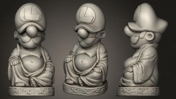 Chibi Funko (Luigi buda, CHIBI_0307) 3D models for cnc