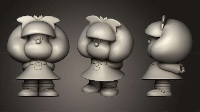 Chibi Funko (Mafalda 22, CHIBI_0310) 3D models for cnc