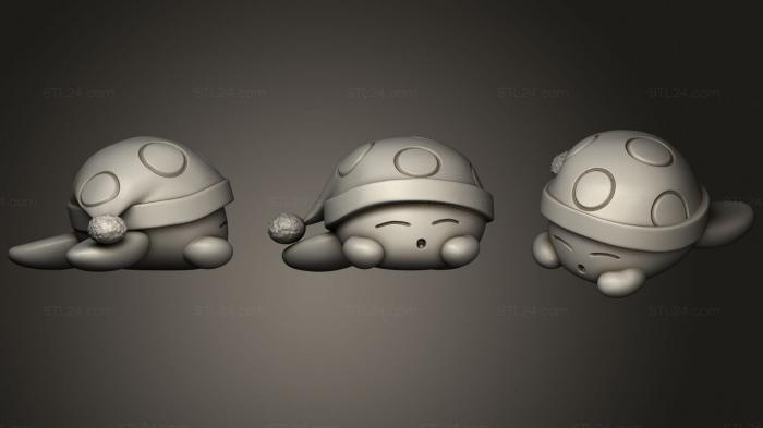 Chibi Funko (Sleepy Kirby, CHIBI_0401) 3D models for cnc