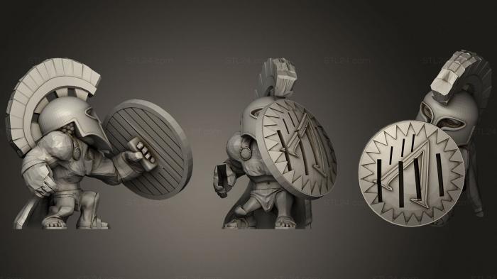 Chibi Funko (Spartan 2, CHIBI_0407) 3D models for cnc