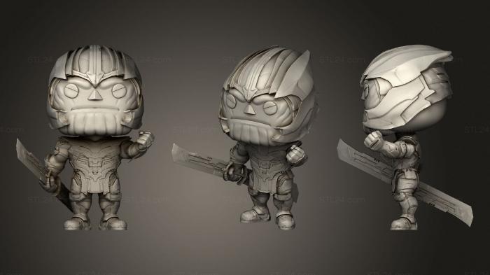 Chibi Funko (Thanos 2, CHIBI_0422) 3D models for cnc