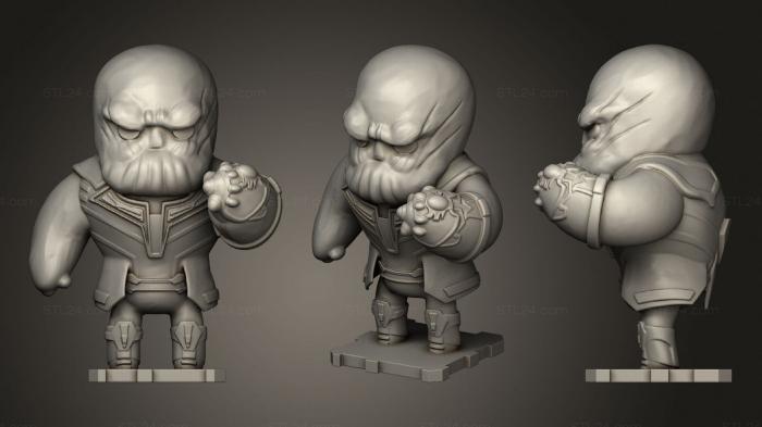 Chibi Funko (Thanos Chibi, CHIBI_0423) 3D models for cnc