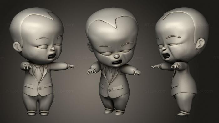 Chibi Funko (The Boss Baby Angry Crying, CHIBI_0427) 3D models for cnc