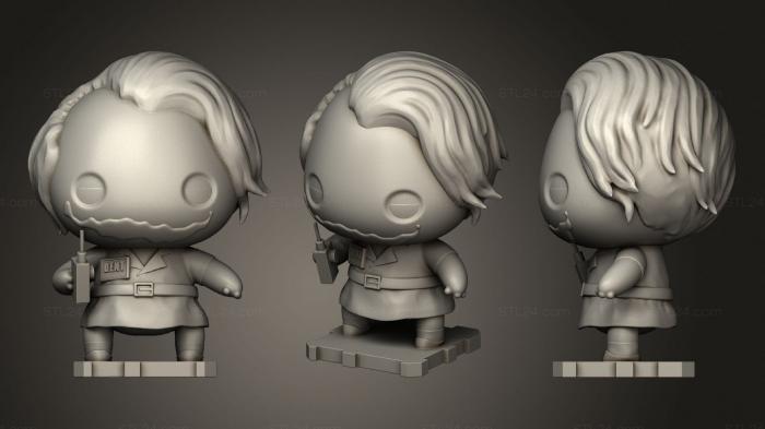 Chibi Funko (The Dark Knight Nurse JOKER, CHIBI_0430) 3D models for cnc