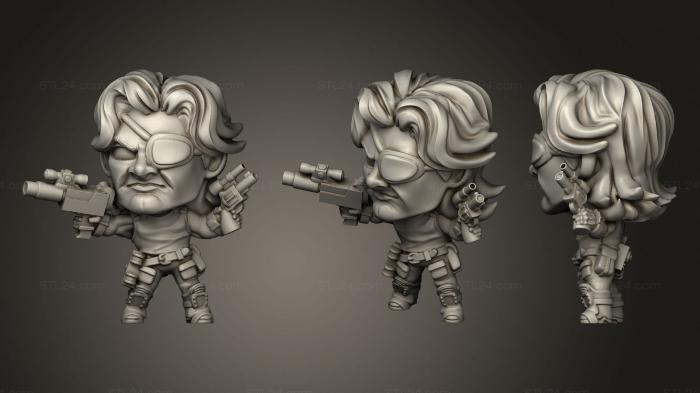 Chibi Funko (The Snake, CHIBI_0432) 3D models for cnc