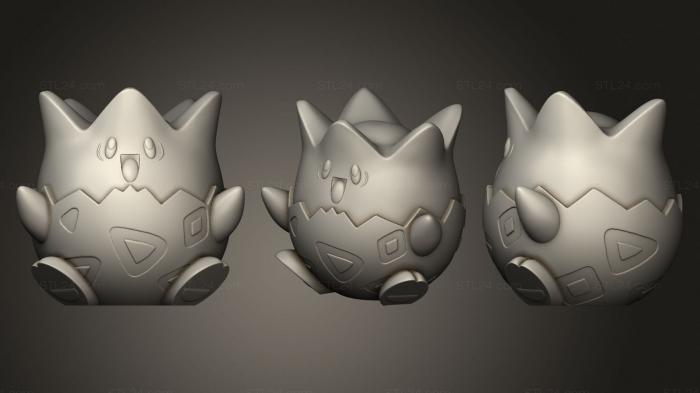 Chibi Funko (Togepi 2, CHIBI_0437) 3D models for cnc