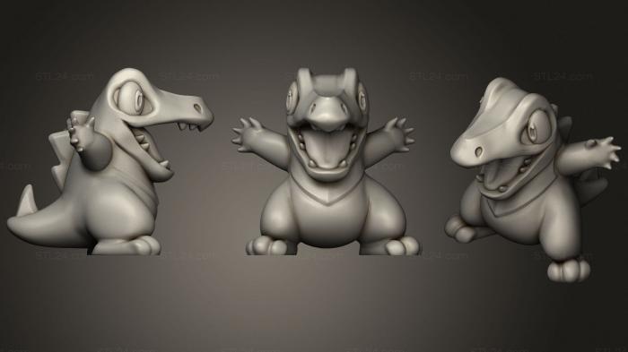 Chibi Funko (Totodile, CHIBI_0440) 3D models for cnc