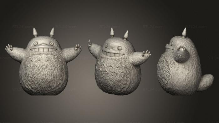 Chibi Funko (Totoro 2, CHIBI_0441) 3D models for cnc