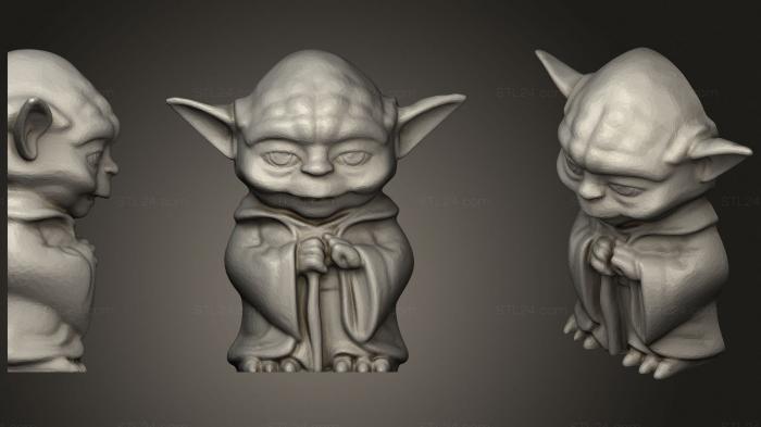 Chibi Funko (Vader yoda Magnett, CHIBI_0451) 3D models for cnc