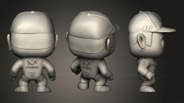 Chibi Funko (Valentino rosi 2, CHIBI_0454) 3D models for cnc