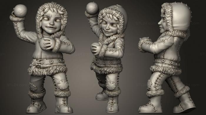 Chibi Funko (Winter boy, CHIBI_0476) 3D models for cnc