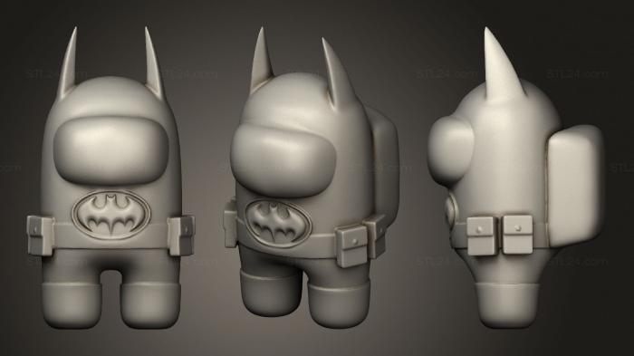 Chibi Funko (Among us batman chamunizu, CHIBI_0492) 3D models for cnc