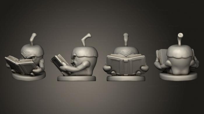 Chibi Funko (Angry Acorns Acorn Sitting with Book, CHIBI_0511) 3D models for cnc