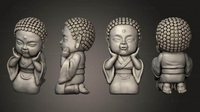 Chibi Funko (Baby Buddha Felicidad Naranja, CHIBI_0534) 3D models for cnc
