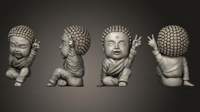 Chibi Funko (Baby Buddha Paz Rosa, CHIBI_0535) 3D models for cnc