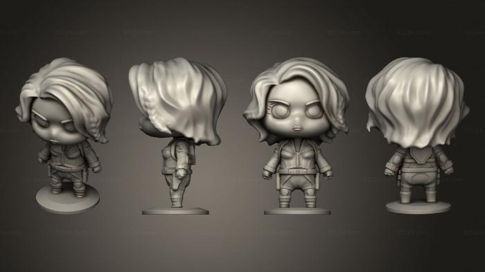 Chibi Funko (Blackwidow 2021, CHIBI_0560) 3D models for cnc