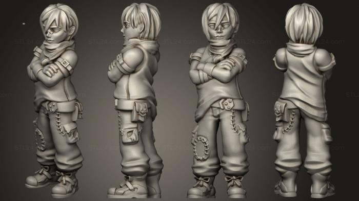 Chibi Funko (Evan Carothers Kid 1 Based 003, CHIBI_0752) 3D models for cnc