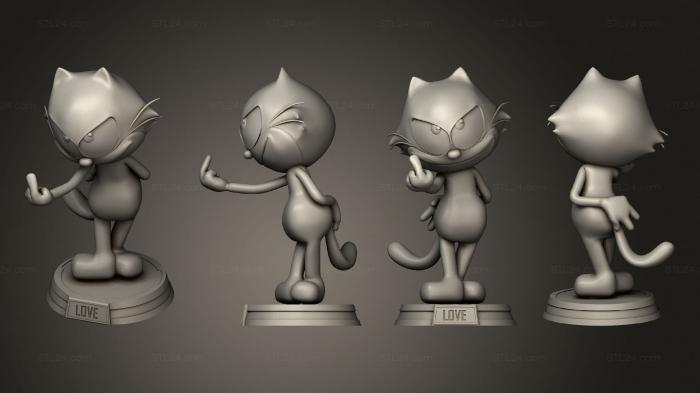 Chibi Funko (Felix the Cat 2, CHIBI_0754) 3D models for cnc