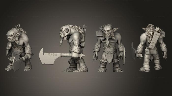 Chibi Funko (hero Bugbear Huntsmaster, CHIBI_0864) 3D models for cnc