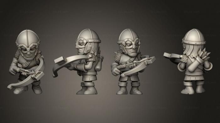 Chibi Funko (hero Cae Guard Crossbowman, CHIBI_0870) 3D models for cnc