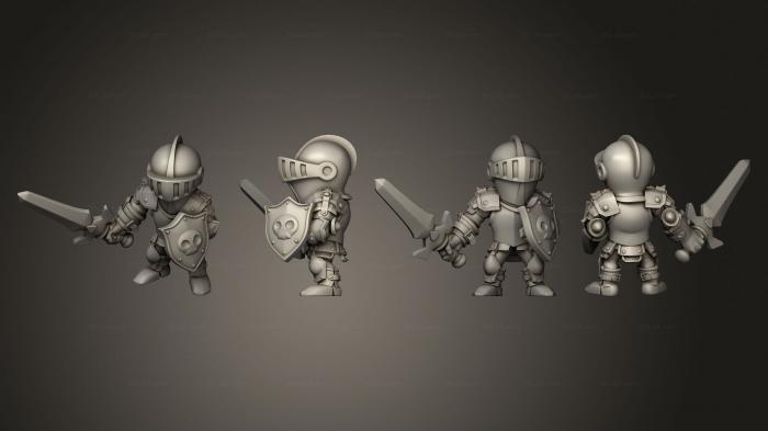 Chibi Funko (hero Cae Guard Swordsman, CHIBI_0873) 3D models for cnc