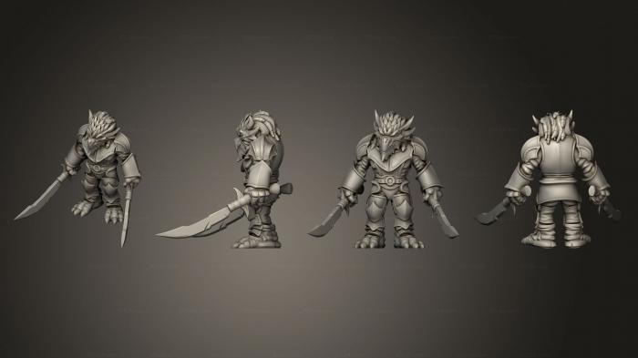 Chibi Funko (hero Dragonman, CHIBI_0880) 3D models for cnc