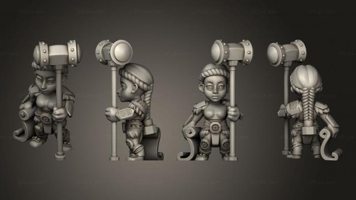 Chibi Funko (hero Dwarf Arcanist, CHIBI_0882) 3D models for cnc