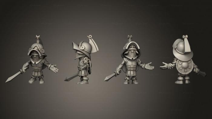 Chibi Funko (hero Gladiator, CHIBI_0900) 3D models for cnc