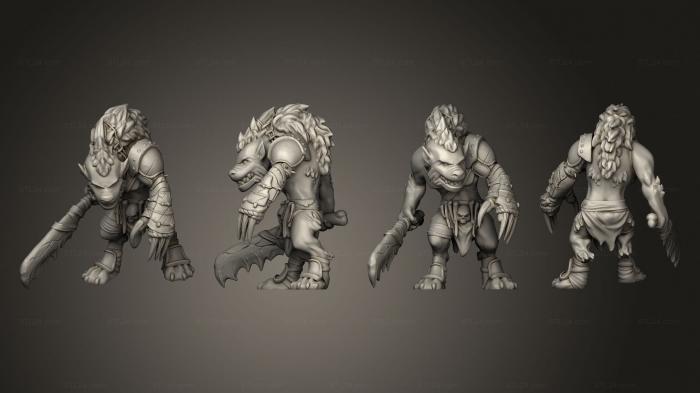 Chibi Funko (hero Gnoll Clawmaster, CHIBI_0901) 3D models for cnc