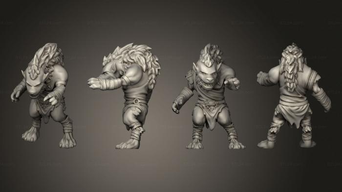 Chibi Funko (hero Gnoll Warcaster, CHIBI_0905) 3D models for cnc