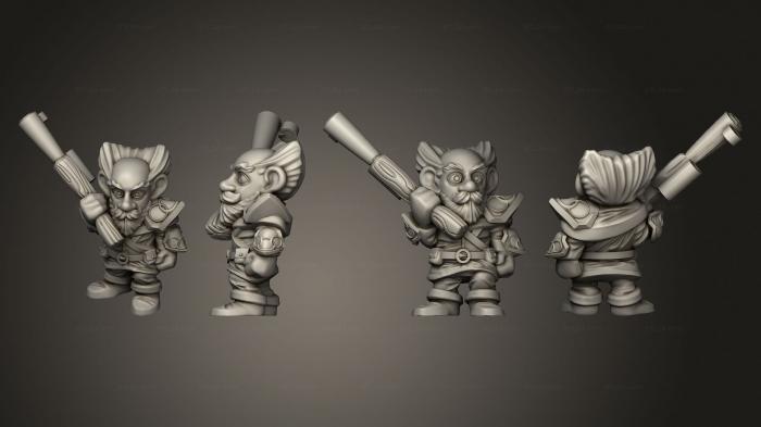Chibi Funko (hero Gnome Sharpshooter, CHIBI_0908) 3D models for cnc