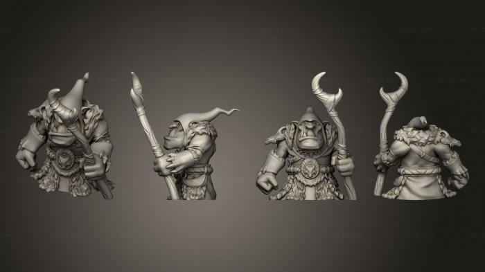 Chibi Funko (heros Orc Shaman, CHIBI_0950) 3D models for cnc