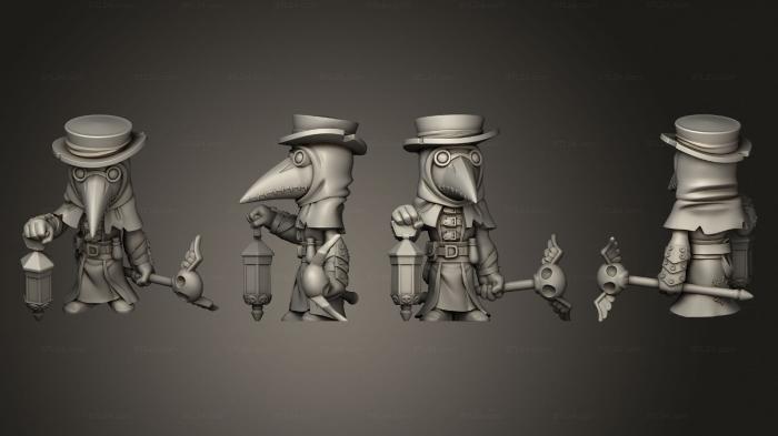 Chibi Funko (heros Plague Doctor, CHIBI_0953) 3D models for cnc