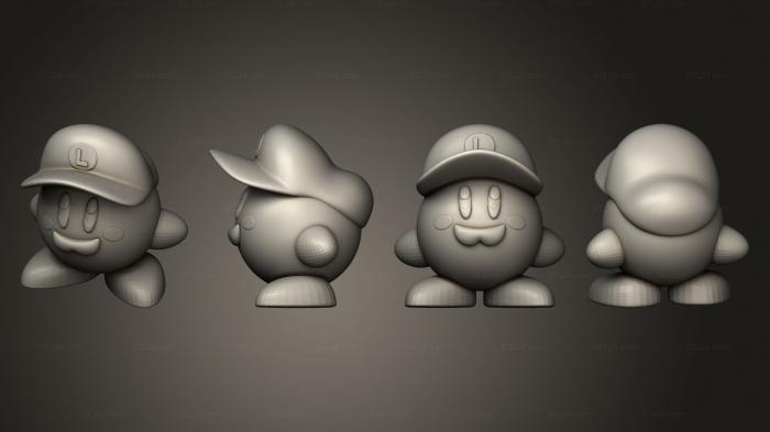 Chibi Funko (Luigi Kirby, CHIBI_1077) 3D models for cnc
