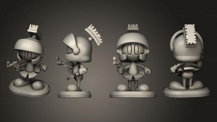 Chibi Funko (Marvin the martian 01, CHIBI_1079) 3D models for cnc