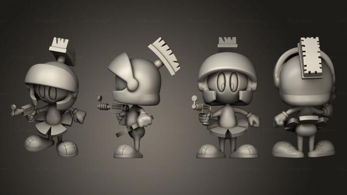 Chibi Funko (Marvin the martian v 3, CHIBI_1080) 3D models for cnc