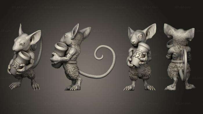 Chibi Funko (Mouselings 01 mouseguard Potter, CHIBI_1091) 3D models for cnc