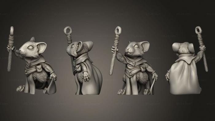 Chibi Funko (Mousle Sorcerers pose 3, CHIBI_1104) 3D models for cnc