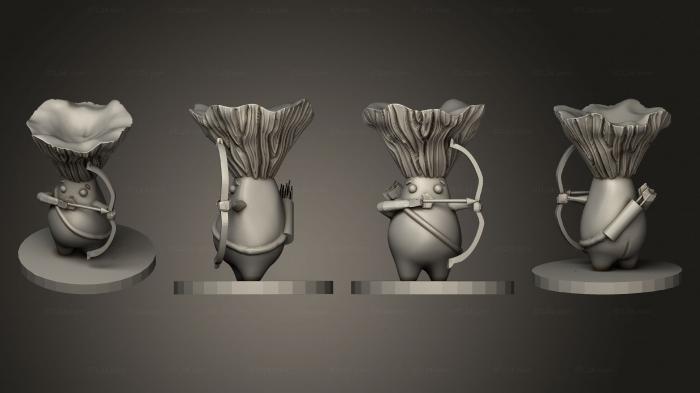 Chibi Funko (Mushroom Archer, CHIBI_1131) 3D models for cnc