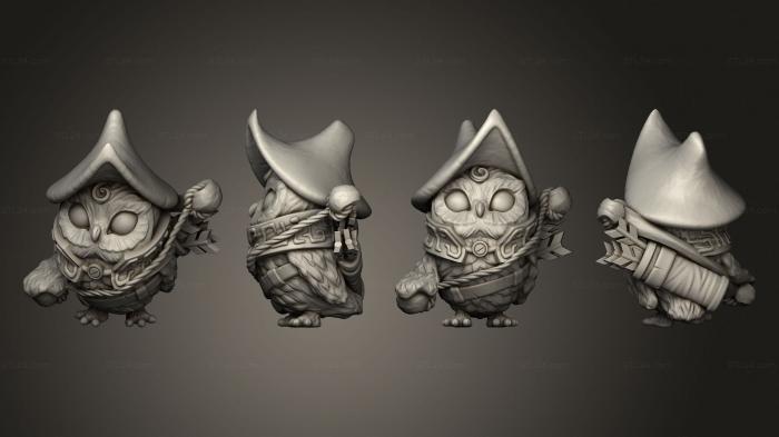 Chibi Funko (Owl Ranger, CHIBI_1150) 3D models for cnc