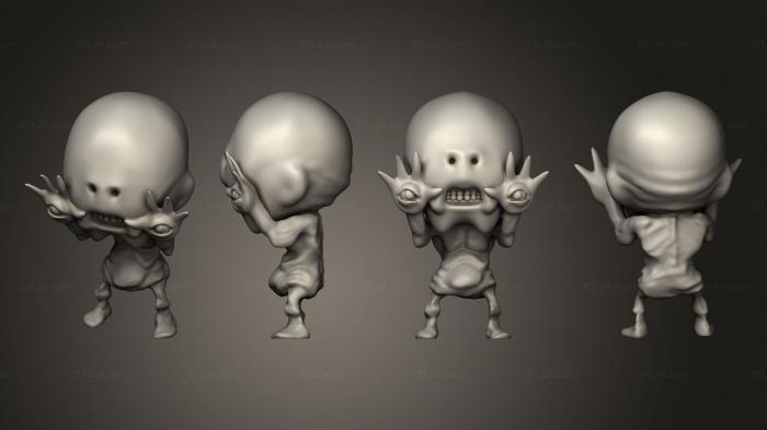 Chibi Funko (Pans Labyrinth Pale Man, CHIBI_1156) 3D models for cnc