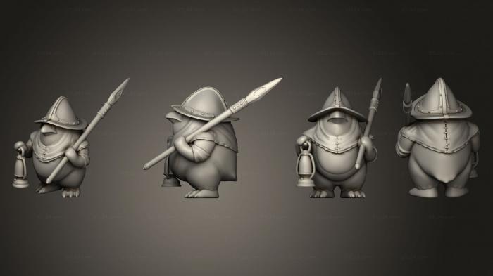 Chibi Funko (Penguin Spearmen Spear Lantern, CHIBI_1165) 3D models for cnc