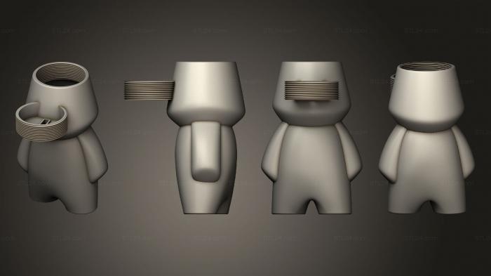 Chibi Funko (piggy bank filla fella, CHIBI_1171) 3D models for cnc