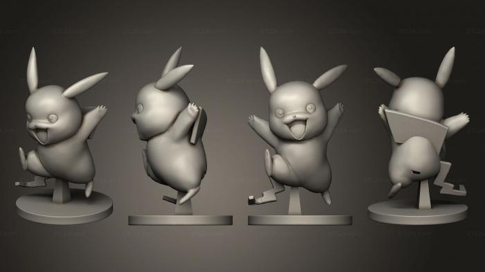 Chibi Funko (Pika 4, CHIBI_1172) 3D models for cnc