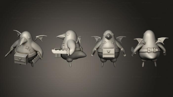 Chibi Funko (Prinny Neutral, CHIBI_1208) 3D models for cnc