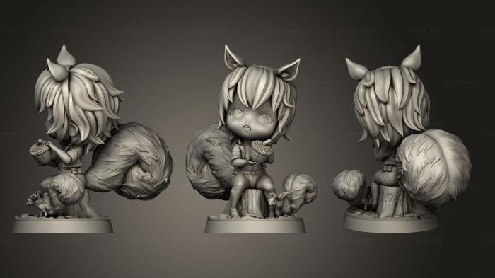 Chibi Funko (Squirrel Girl Chibi, CHIBI_1279) 3D models for cnc